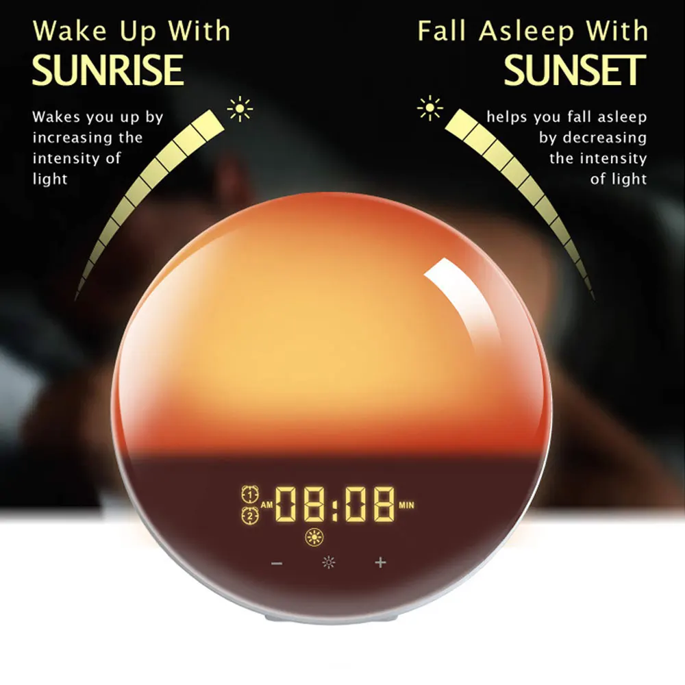 Moments Watches & Jewelry Burlington Reviews - Smart Wake-Up Light Weekday Alarm Clock