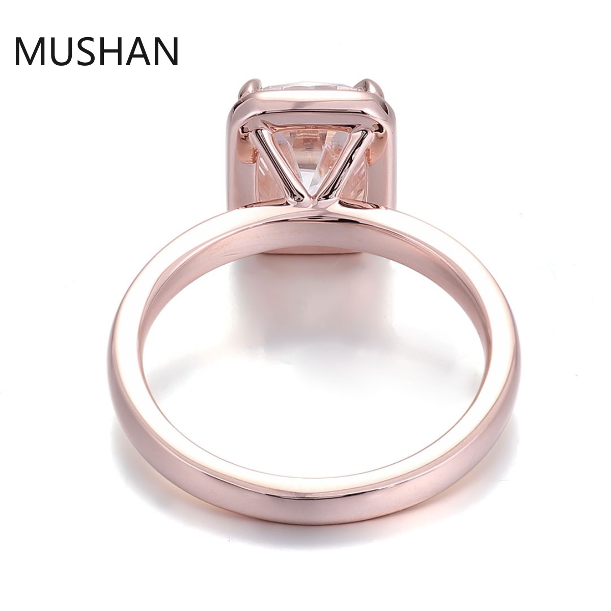 MUSHAN Luxury Custom 14K 18K G - Moissanite Ring 评论和价格