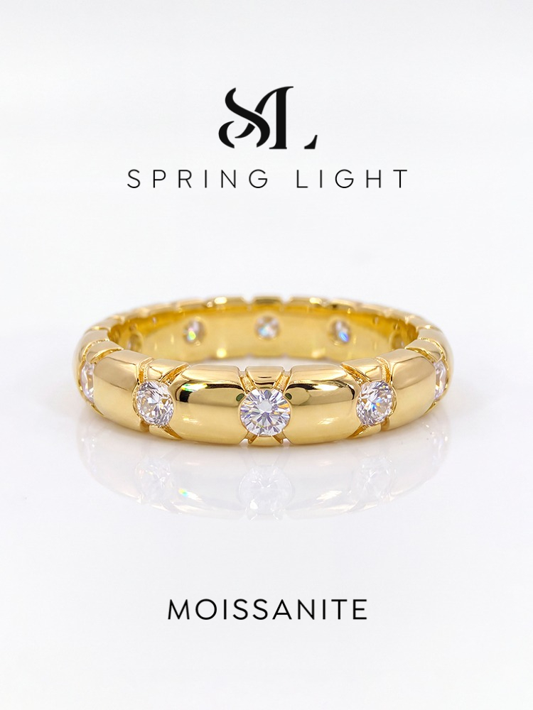 Simple Real Moissanite Diamond - Moissanite Ring 评论和价格