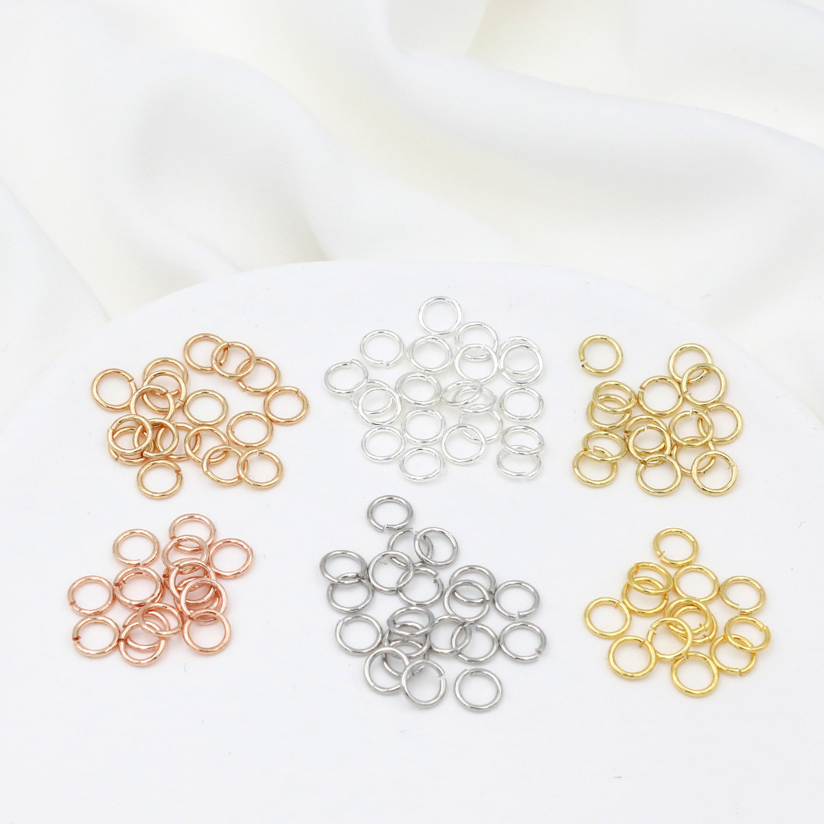 A Pack 925 Silver Open Jump Ri - Hoop Earrings 评论和价格