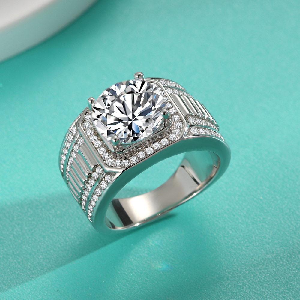 1 2 5 Carat D Color Moissanite - Moissanite Ring 评论和价格