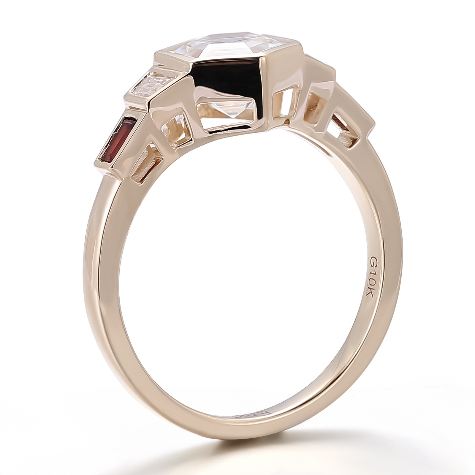 MUSHAN Custom Jewelry 10k 14k  - Moissanite Ring 评论和价格