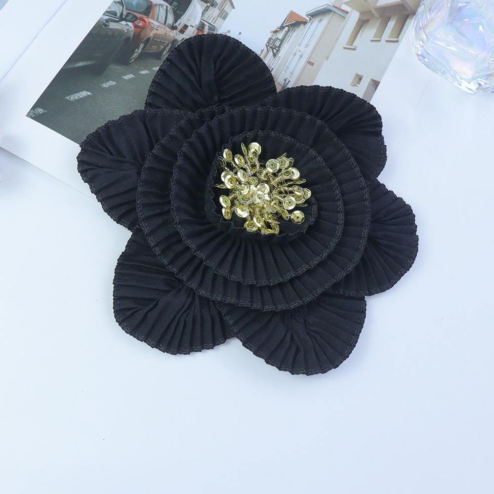 Vintage Pleated Rose Flower Br - Vintage Brooch Pin 评论和价格