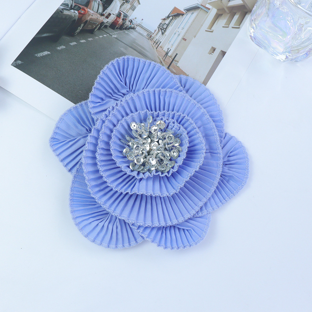 Vintage Pleated Rose Flower Br - Vintage Brooch Pin 评论和价格