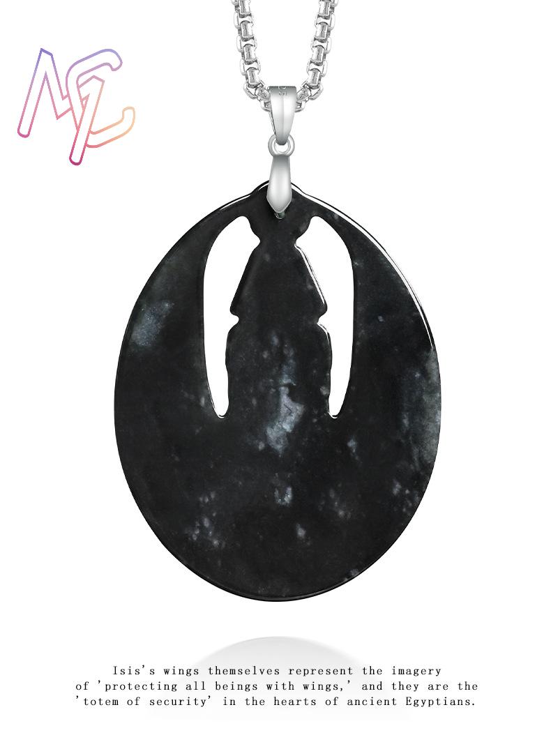 Myanmar Jadeite Isis Pendant N - Necklace Pendant 评论和价格