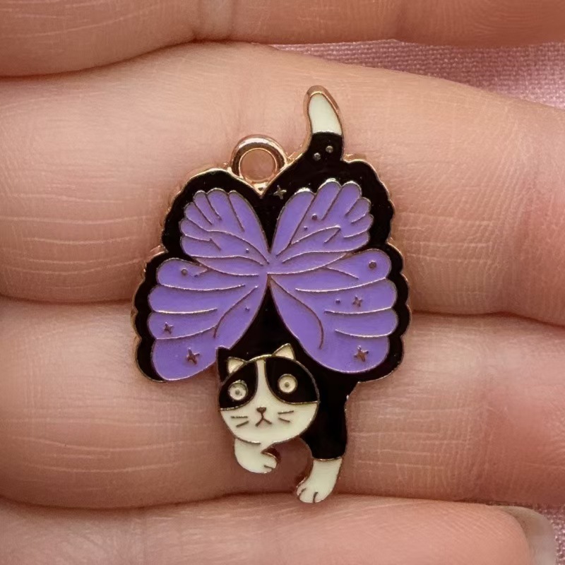 10pcs Butterfly Cat Love Korea - Butterfly Pendant Necklace 评论和价格