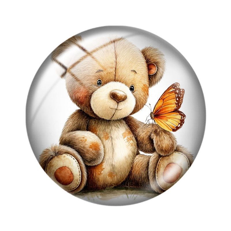 Bear Butterfly 12/18/20/25mm G - Butterfly Pendant Necklace 评论和价格