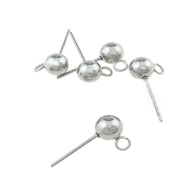 20Pcs Stainless Steel 3/4/5/6/ - Hoop Earrings 评论和价格