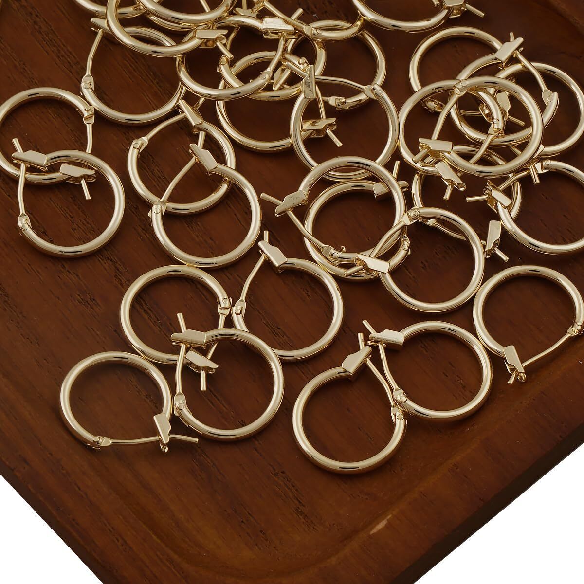 10pcs 14K Gold Filled French L - Hoop Earrings 评论和价格