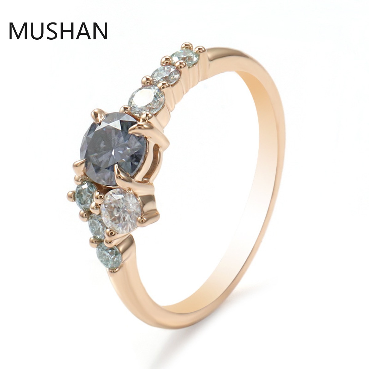 MUSHAN Luxury Custom 14K 18K G - Moissanite Ring 评论和价格