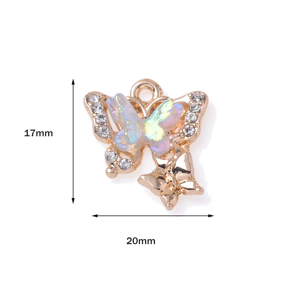 10pcs/Lot Animal Charms Butter - Butterfly Pendant Necklace 评论和价格