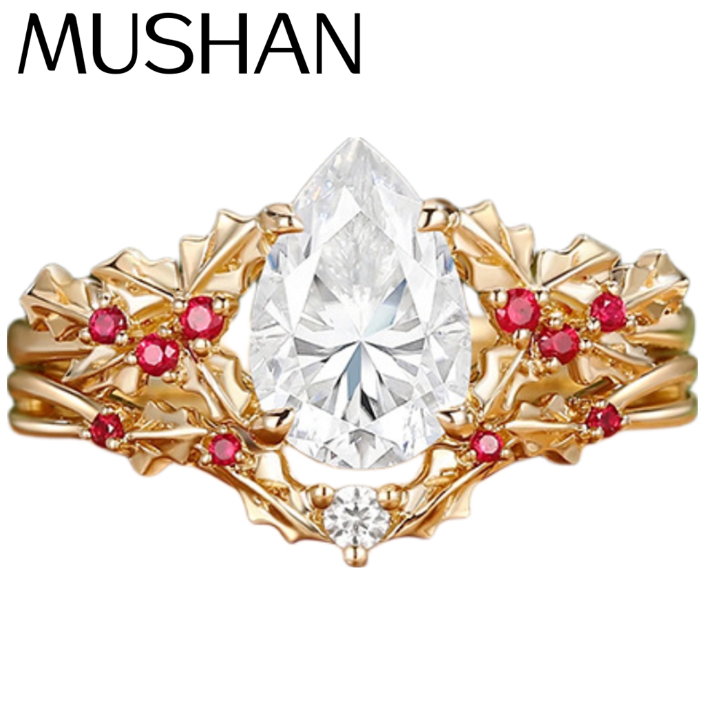 MUSHAN Custom Jewelry 925 Ster - Moissanite Ring 评论和价格