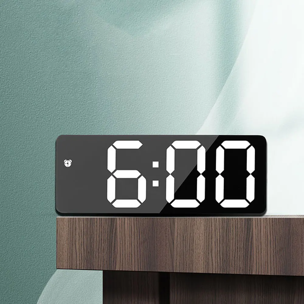 Acrylic Mirror Alarm Clock Ele - Moments Watches & Jewelry Burlington Reviews 评论和价格