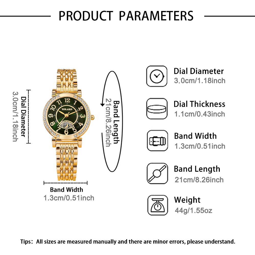6Pcs Women's Elegant Quartz Wa - Jewels On Watches 评论和价格