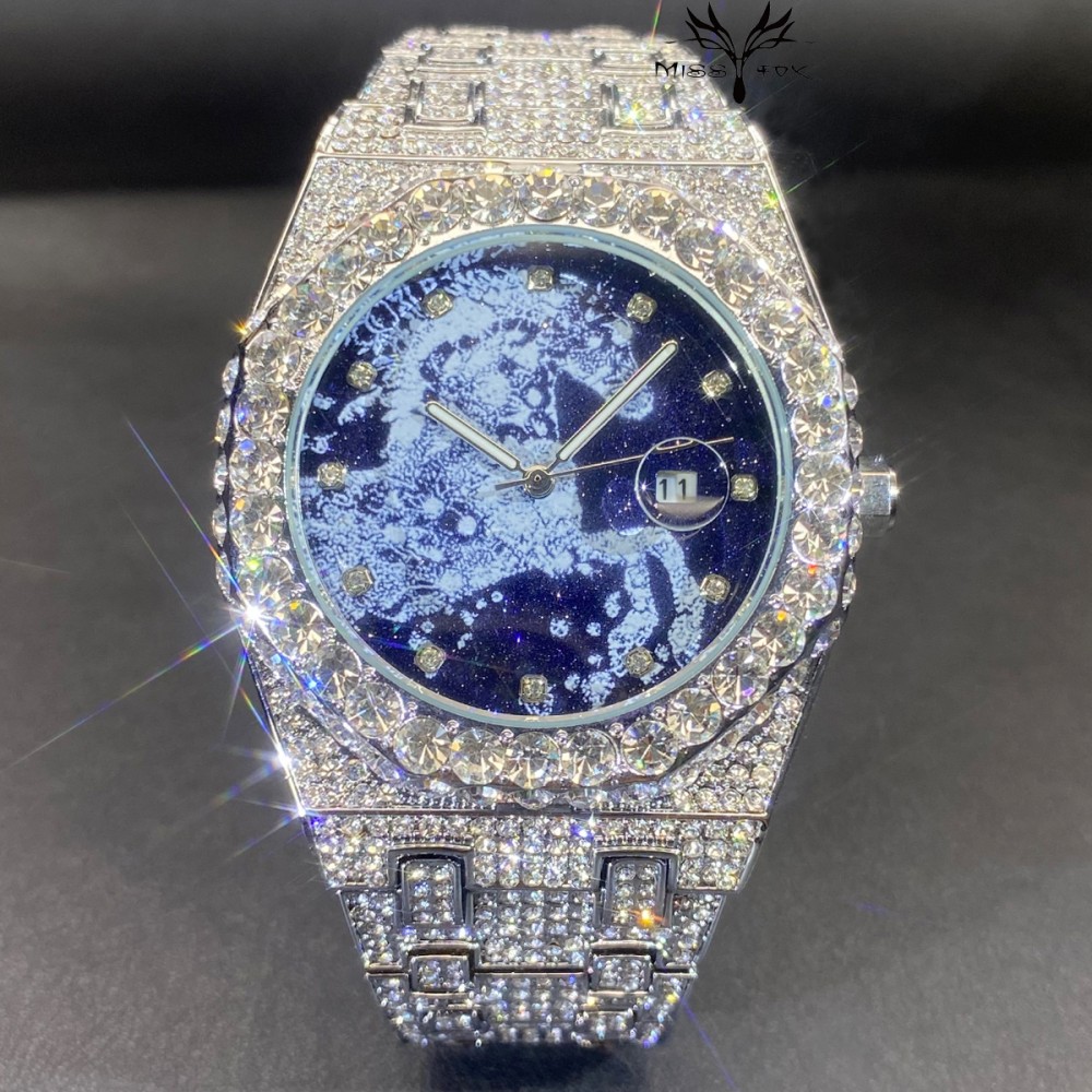2026 Hip Hop Mens Quartz Watch - Jewelry Watches Men 评论和价格