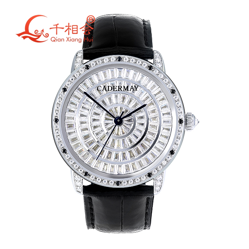 Full Moissanite baguette Wrist - Vvs Jewelry Watches 评论和价格