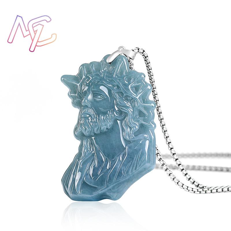 Myanmar Jadeite Priest Pendant - Necklace Pendant 评论和价格