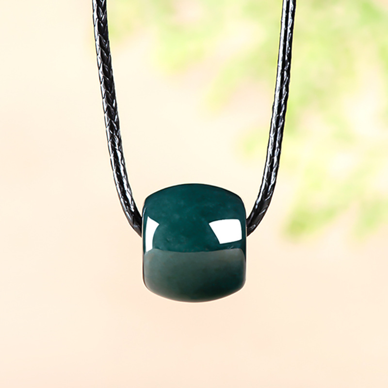 Natural Myanmar Emerald Deep B - Necklace Pendant 评论和价格