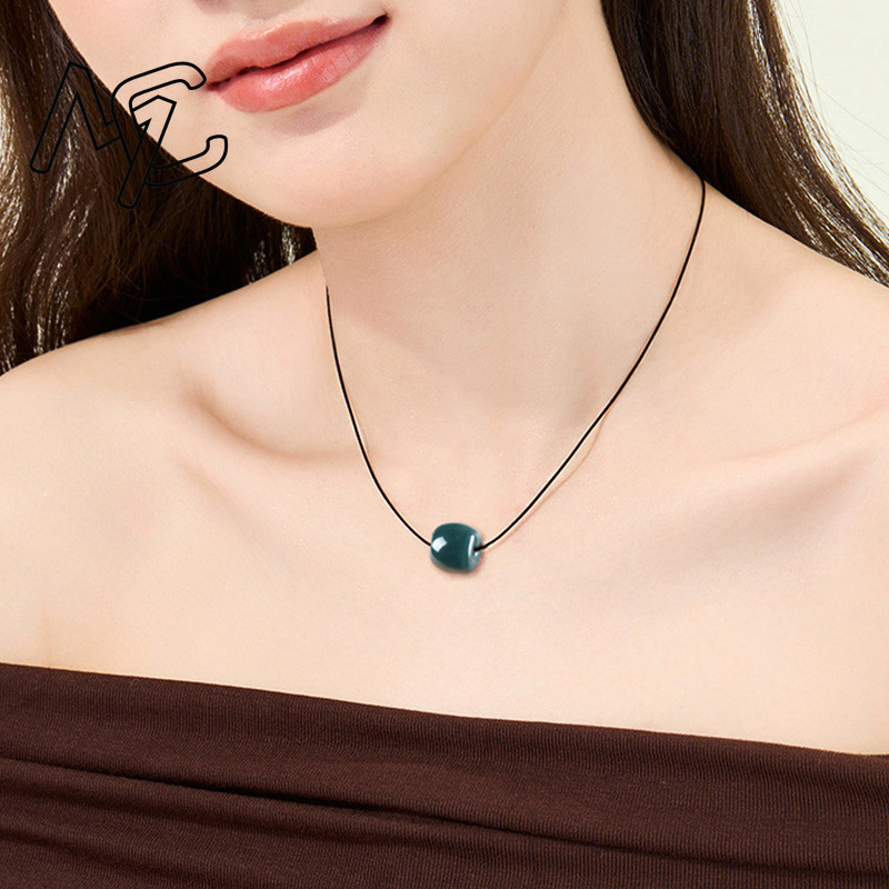 Natural Myanmar Emerald Deep B - Necklace Pendant 评论和价格